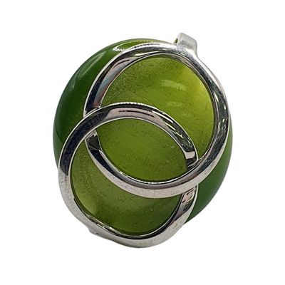 cat Eyes Green Mineral Healing Stone Crystal geofossiles RG900-5