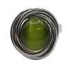 cat Eyes Green Mineral Healing Stone Crystal geofossiles RG800-22 view 1