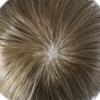 0.08mm Thin Skin Toupee for Men Human Hair Replacement System Full PU Mens Toupee V-looped Front Invisible Hairline Hair System for Men Hairpiece 8X10 #1820 #18 MEDIUM BLONDE+20% GREY 100% Density view 4