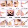 Manicure Set Pedicure Kit Stainless Steel 12 Pcs Set Toe Finger Nail Clipper Personal Care Grooming For Men Women with Luxurious Travel Case - Black view 4