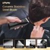ENSSU Cordless Hair Clippers for Men - Waterproof Beard Trimmer with Ceramic Blade, Rechargeable Electric Hair Cutting Kit for Adults and Kids, Black view 4
