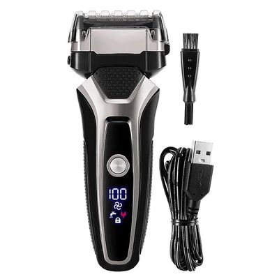 Men's Shaver, USB Rechargeable Electric Shaver Stainless Steel Shaving Machine Men 3D Triple Floating Blade Razor Shaver Barber Trimmer