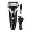 Men's Shaver, USB Rechargeable Electric Shaver Stainless Steel Shaving Machine Men 3D Triple Floating Blade Razor Shaver Barber Trimmer view 1