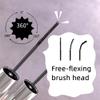 Black Waterproof Mascara for Fine Short Eyelash, Small Wand Brush Mascara, Long-Lasting, Smudge-proof, Voluminous Eyelashes, Gift(1 Pcs) view 2