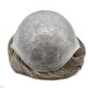 0.08mm Thin Skin Toupee for Men Human Hair Replacement System Full PU Mens Toupee V-looped Front Invisible Hairline Hair System for Men Hairpiece 8X10 #540 #5 MEDIUM LIGHT BROWN+40% GREY 100% Density view 3