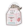 The Crme Shop X PUSHEEN KLEAN BEAUTY Strawberry Milk Printed Essence Sheet Mask | Vitamin C & Vegan Collagen | Vegan, Cruelty-Free (Set of 3), Meowing view 2