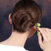 3Pcs Blue Vintage Tassel Wooden Hairpins - Retro Floral Hair Chopsticks for Weddings, Parties, and Hanfu Styling view 2