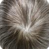 0.08mm Thin Skin Toupee for Men Human Hair Replacement System Full PU Mens Toupee V-looped Front Invisible Hairline Hair System for Men Hairpiece 8X10 #430 #4 MEDIUM BROWN+30% GREY 100% Density view 4