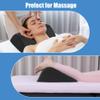 HOMBYS Wedge Bolster Pillow for Legs,Knee Wedge Pillow for Massage Table,Triangle Massage Bolsters for Under Legs,PU Leather Waterproof Foam Tatoo Pillow (Black) view 3