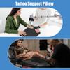 HOMBYS Wedge Bolster Pillow for Legs,Knee Wedge Pillow for Massage Table,Triangle Massage Bolsters for Under Legs,PU Leather Waterproof Foam Tatoo Pillow (Black) view 4