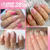 UNA GELLA Oval Round Nail Tips Half Matte 504pcs Short Oval Round Gel Nail Tips Easily Nail Extension for False Fake Acrylic Press On Nails, 12 Sizes Short Gelly Tips view 2