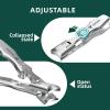 German Nail Clippers for Men Thick Nails, VANWIN Toenail Clippers for Seniors Large Wide Jaw Opening, Heavy Duty No Splash Fingernail Clipper with Safety Lock Nail Clippers with Catcher for Women view 4