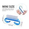 4 Pack Handle Grip Nail Brushes, Colorful Mini Fingernail Brush, Hand Scrub Cleaning Brushes for Nails and Toes, for Women Men view 2