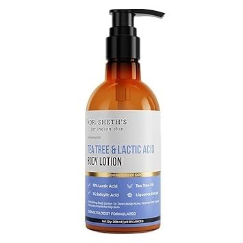Pub Tea Tree & Lactic Acid Body Lotion with 1% Salicylic Acid | Ph Balancing Moisturizer | 200 Ml