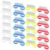 24 Pack Mini Nail Brushes, Colorful Handle Grip Nail Brush, Fingernail Scrub Cleaning Brushes for Nails and Toes Women Men, 4 Colors view 1