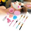 Face Mask Mixing Bowl Set,DIY Facemask Mixing Tool Kit include Facial Mask Mixing Bowl Mask Spatula Bubble Bottle Face Brush view 2