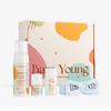 Bare Young Luxe Kids Complete Face Care Gift Set | Triple~H Face Cleanser & Moisturizer | 365 Covered Sunscreen | Luxe Kid Headband (Blue) view 1