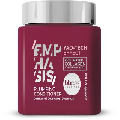 Bbcos Hair Pro Emphasis Plumping Conditioner With Rice Water & Yao-Tech Effect For All Hair Types| PROPYLENE GLYCOL FREE