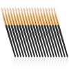Jeffdad 20Pcs Long Eyeshadow Applicators Sponge Eyeshadow Brush Sets, Reusable Eyeshadow Sponge Applicator Brush Professional Makeup Brushes Tool for Women(Gold Black Pole) view 1