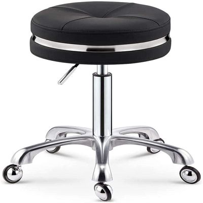 Stool with Wheels Rolling Stools with Wheels Office Salon Kitchen Massage Work Heavy Duty Hydraulic for Shop Guitar Lab Tattoo Workbench Medical Adjustable Swivel Stool Chair (A 33 * 50) (A 33*50)