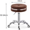 Stool with Wheels Rolling Stools with Wheels Office Salon Kitchen Massage Work Heavy Duty Hydraulic for Shop Guitar Lab Tattoo Workbench Medical Adjustable Swivel Stool Chair (A 33 * 50) (A 33*50) view 2