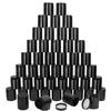 48 Packs 8 oz (250 ml) Black Plastic Jars with Lids, Cosmetic jars with Wide-Mouth for slime, beads, rhinestones, sequins Cosmetics, Lotion, Cream, Ointments and More by KUKLIPJIM. view 1