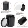 48 Packs 8 oz (250 ml) Black Plastic Jars with Lids, Cosmetic jars with Wide-Mouth for slime, beads, rhinestones, sequins Cosmetics, Lotion, Cream, Ointments and More by KUKLIPJIM. view 3