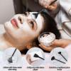 Hariendny 12 Pieces Soft Facial Fan Brush Face Mask Acid Applicator Blush Makeup Brush Cosmetic Tool for Mud Cream(Black) view 3