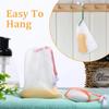 20Pcs Soap Bags Handmade Soap Bubble Mesh Bags Exfoliating Soap Saver Pouch Net Bags with Drawstring Body Facial Cleaning Tool for Bath & Shower (Multicolor) view 4
