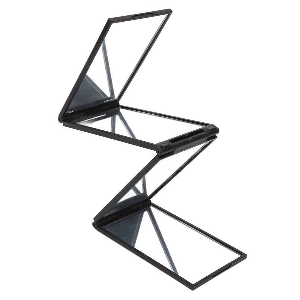 4 Way Mirror 4 Way Mirror for Hair Cutting, Hair Mirrors,Makeup Mirror,360 Degree Handheld Desktop Portable Foldable Makeup Mirror for Self Hair Cutting