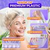 100 PCs Shower Caps for Women Disposable  Plastic Hair Cap for Salon, Spa, Travel, and Home Use  Waterproof, Comfortable, Lightweight, and Secure Disposable Shower Caps for Women Hair Protection view 3