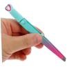 MUSISALY Eyebrow Grooming Tool Stainless Tweezers Trimmer Brush in Gradient Blue-pink for Eyebrow Shaping and Eyelash Care view 4