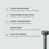 Panasonic Electric Razor for Men, Wet Dry Shaver with 3-Blade Cutting System, Ergonomic Handle and USB-C Charging- ES-RM3B-G view 2