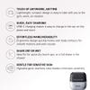 Panasonic Swipe Right Travel Shaver for Women, Portable Electric Razor with USB-C Charging, 3-Blade Cutting System for Dry or Wet Use, White/Silver - ES-CM3A-W view 2