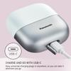 Panasonic Swipe Right Travel Shaver for Women, Portable Electric Razor with USB-C Charging, 3-Blade Cutting System for Dry or Wet Use, White/Silver - ES-CM3A-W view 4