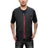 BARBSALO Professional Barber Jacket for Men Women Black Barber Shirt Lightweight Hairdresser Barber Smock Barber Vest (RED BLACK, MEDIUM) view 1