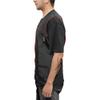 BARBSALO Professional Barber Jacket for Men Women Black Barber Shirt Lightweight Hairdresser Barber Smock Barber Vest (RED BLACK, MEDIUM) view 2