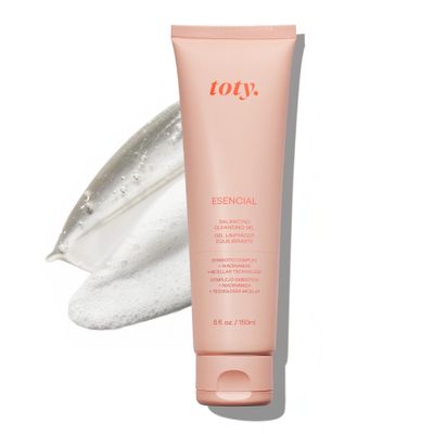 toty. by Sofia Vergara - Esencial Balancing Cleansing Gel - Gentle Face Wash & Makeup Remover - Micellar Technology - Niacinamide, Hyaluronic Acid - Balance Skin Barrier- All Skin Types