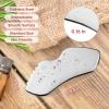 ALOYGUZ Stainless Steel Gua Sha Facial Tools Metal Detail Gua Sha Stone Body Lymphatic Drainage Massager Face Guasha Face Sculpting Tool Skin Care view 2