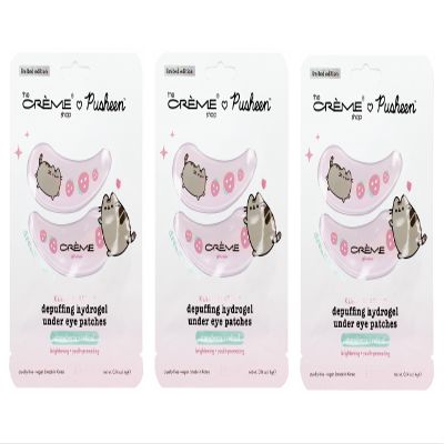The Crme Shop X PUSHEEN Dream Bright Depuffing Hydrogel Under Eye Patches with Vitamin C & Retinol | Brightening & Smoothing | Vegan & Cruelty-Free