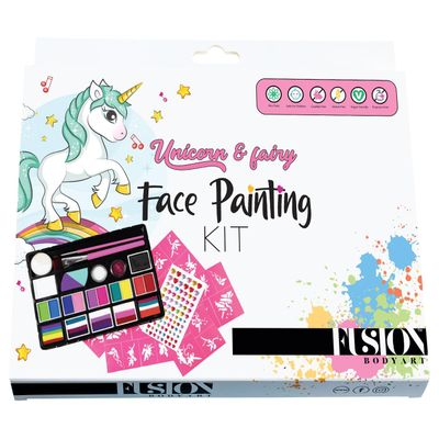 Fusion Body Art | Unicorn and Fairy Face Painting Kit