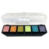 Fusion Body Art | 6 Colour Glitter Cream Palette - Fiesta Sparkles view 1