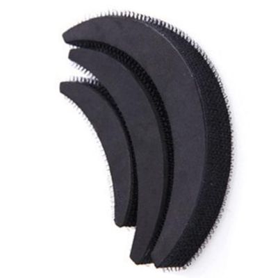 3PCS Women Volume Hair Base DIY Bump Styling Clip Stick Bun Maker Insert Tool