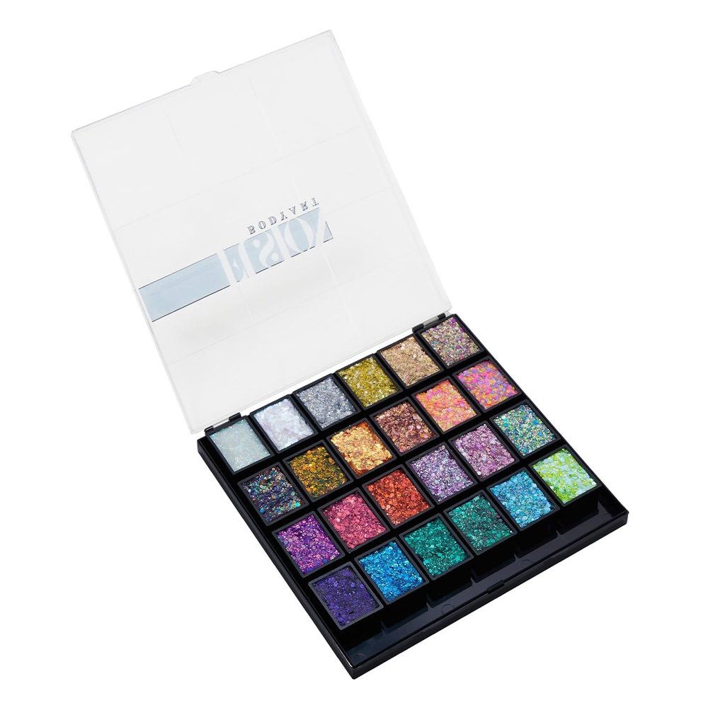 FUSION BODY ART | 24 Colour Shifting Face Painting Glitter Cream Palette (only Some Colors Shift) - Magic Sparkles