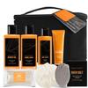 Body & Earth Gift Baskets for Men Bath Set Citrus Scented Bath and Body Gift Set with Body Lotion, Face Wash, Shower Gel, Bubble Bath, Loofah, Birthday Fathers Day Gifts view 1