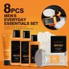 Body & Earth Gift Baskets for Men Bath Set Citrus Scented Bath and Body Gift Set with Body Lotion, Face Wash, Shower Gel, Bubble Bath, Loofah, Birthday Fathers Day Gifts view 2