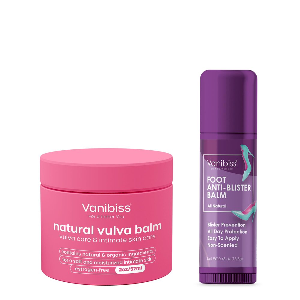 Vanibiss Natural Vulva Balm & Foot Anti Blister Balm - Bundle