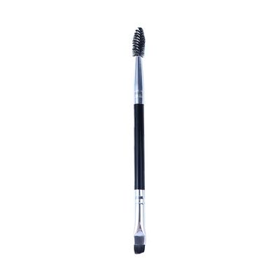 NinthAvenue Basics Eyeliner Brushes, Portable Black White Flat Eyebrow Brush Eye Liner Brush Make Up Tool for Eyeliner Eyeshadow Eyebrow(#12Double head S)