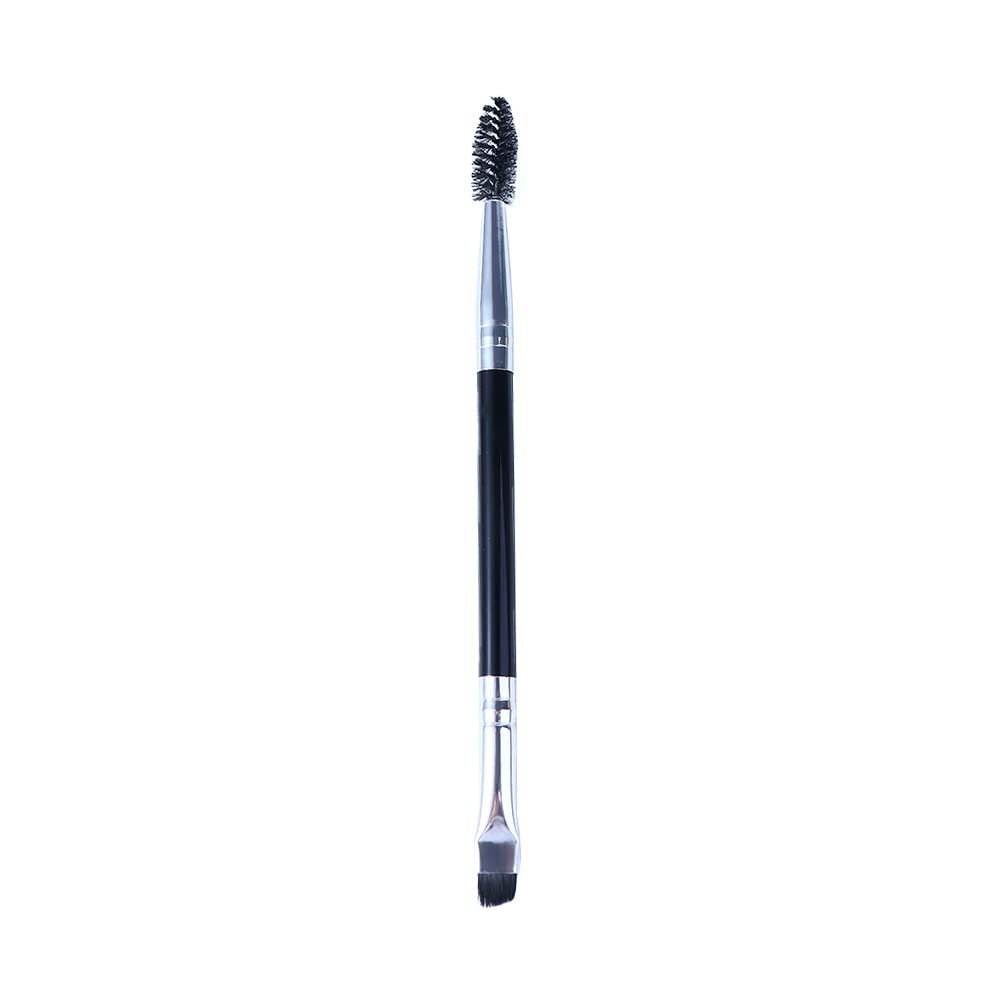 NinthAvenue Basics Eyeliner Brushes, Portable Black White Flat Eyebrow Brush Eye Liner Brush Make Up Tool for Eyeliner Eyeshadow Eyebrow(#12Double head S)