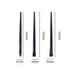NinthAvenue Basics Eyeliner Brushes, Portable Black White Flat Eyebrow Brush Eye Liner Brush Make Up Tool for Eyeliner Eyeshadow Eyebrow(#12Double head S) view 3